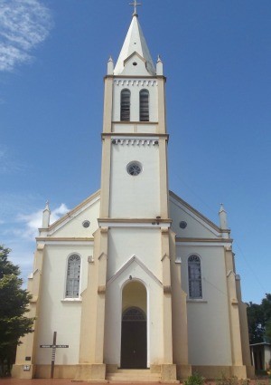 Igreja São Francisco Cerro Largo Dom Odilo (Foto: Márcio Luiz/G1)