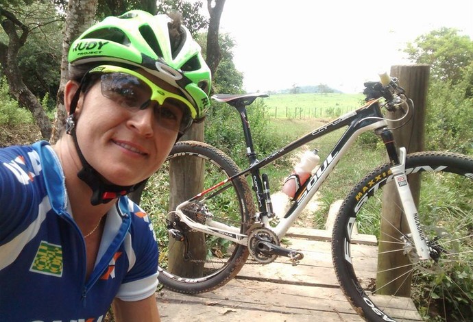 Erika Gramiscelli, ciclismo (Foto: Reprodução/Facebook)