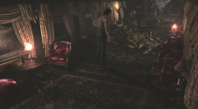 Veja como derrotar o Escorpião Gigante em Resident Evil Zero HD (Foto: Reprodução/Felipe Vinha)