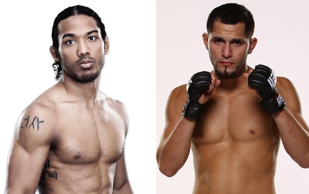 Montagem Ben Henderson e Jorge Masvidal MMA UFC (Foto: Editoria de Arte) Montagem Ben Henderson e Jorge Masvidal MMA UFC (Foto: Editoria de Arte)