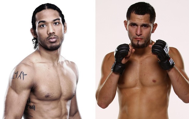 Montagem Ben Henderson e Jorge Masvidal MMA UFC (Foto: Editoria de Arte)