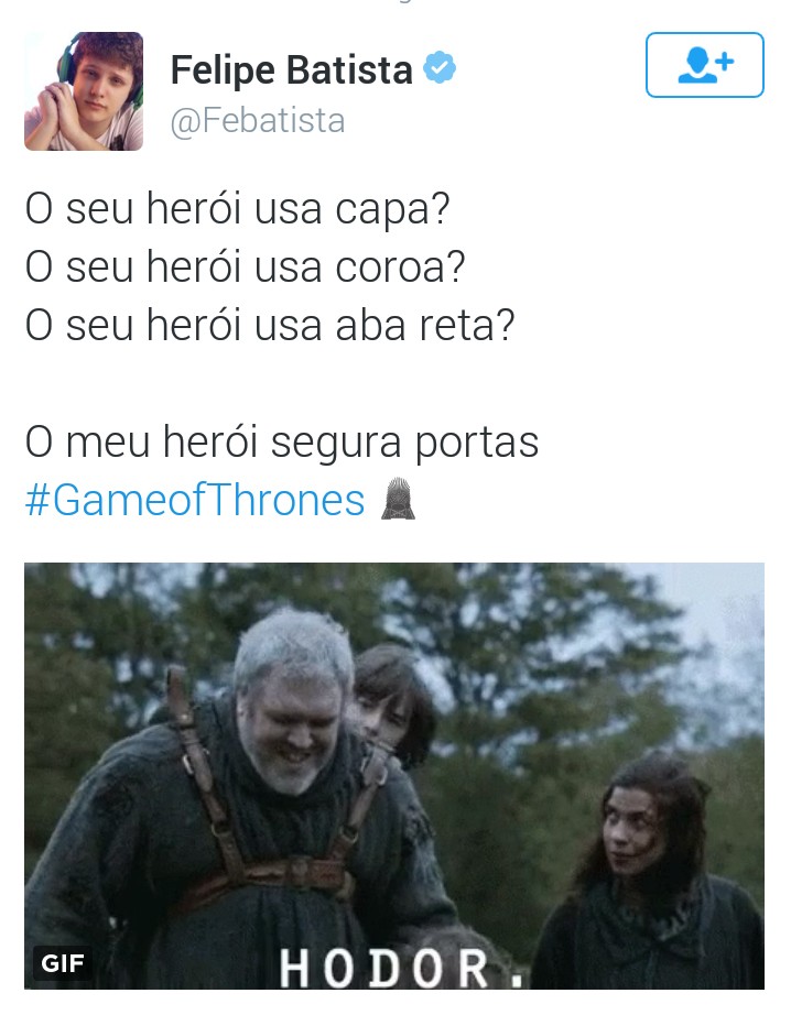 # Game of Thrones Hodor