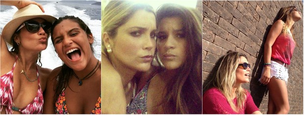 Mãe e filha: as atrizes Flávia Alessandra e Giulia Costa frequentam o mesmo dermatologista (Foto: Reprodução do Instagram)