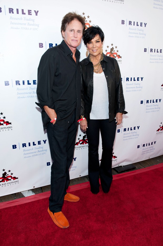 Bruce Jenner e Kris em 2011 (Foto: Amanda Edwards/Agência Getty Images)