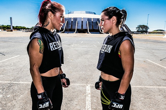 Cris Cyborg, Lina Lansberg, UFC Brasília, MMA (Foto: Bruno Miani/Inovafoto)