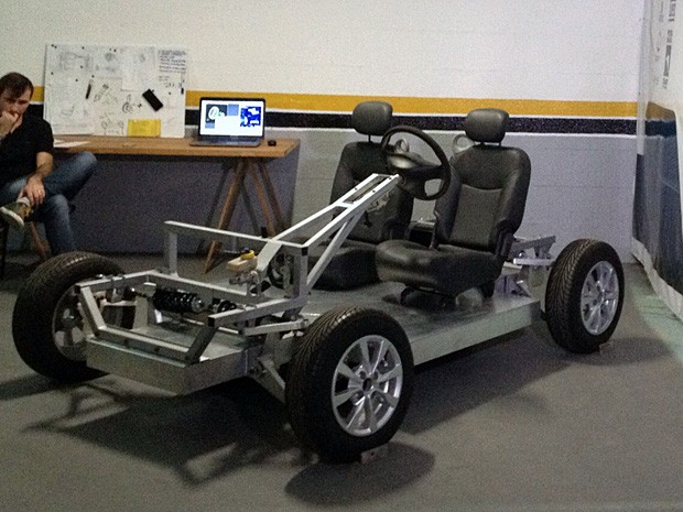 Desenvolvimento do chassis serÃ¡ aberto a interessados em adaptar o PodCycle para outros fins (Foto: DivulgaÃ§Ã£o)