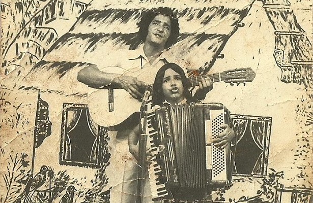 A dupla sertaneja Neilton e Mirosmar cantava em Goiânia na década de 1970 (Foto: Arquivo pessoal)