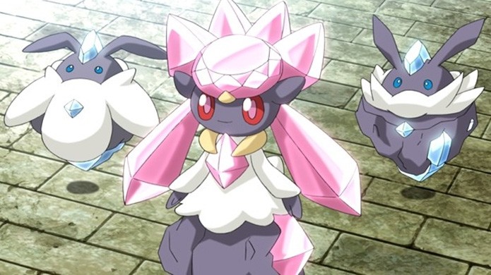 Diancie teve informações liberadas na internet antes de ser anunciado como lendário para Pokémon X & Y (Foto: Reprodução/Chuing)