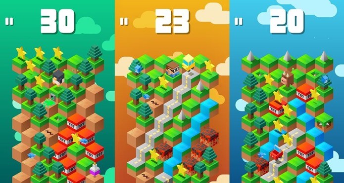 Sucesso no iOS, o viciante Down the Mountain chegou ao Android nesta semana (Foto: Divulgação)