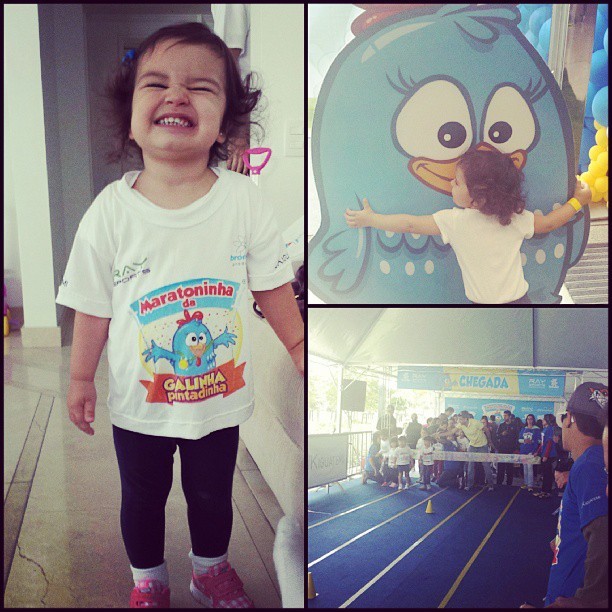Filha de Mari Belém participa de maratoninha (Foto: Instagram / Reprodução)