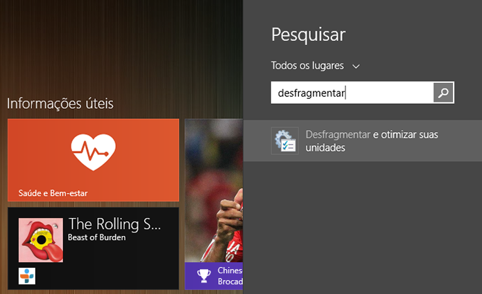 Abra a ferramenta de desfragmentação do Windows (Foto: Reprodução/Paulo Alves)
