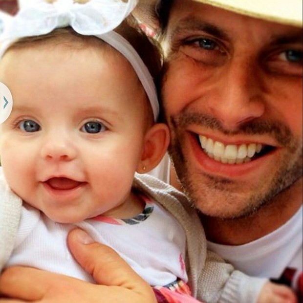 Henri Castelli e filha, Maria Eduarda (Foto: Instagram / Reprodução)