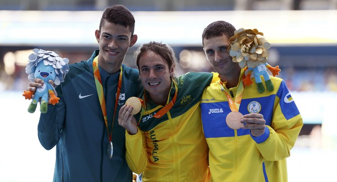 Rodrigo Parreira da Silva prata T36 salto em distância rio 2016 paralimpíada (Foto: Reuters)