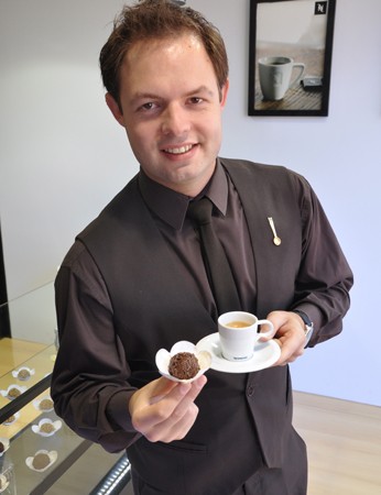 Vitor Gabira, coffee sommelier (Foto: Cíntia Paes/G1)