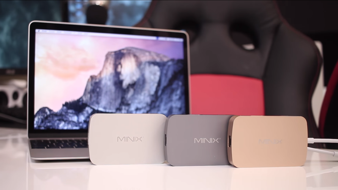 Hub coloca mais porta no Macbook (Foto: Divulgação/Minix) Hub coloca mais porta no Macbook (Foto: Divulgação/Minix)