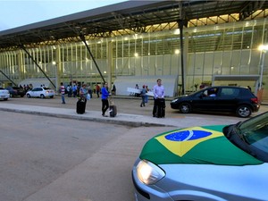 Segundo o governo, parte das obras do aeroporto ainda deverão seguir durante a Copa em Cuiabá. (Foto: Edson Rodrigues / Secopa)