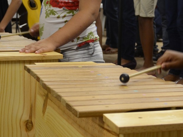 Grupo de percussão da Fames (Foto: Divulgação/ Fames)