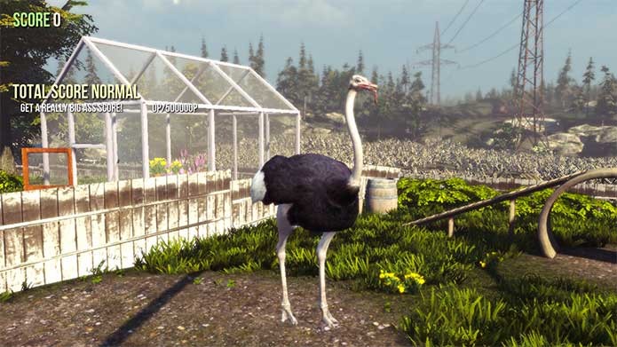 O Avestruz em Goat Simulator (Foto: Reprodução/Steam Community)