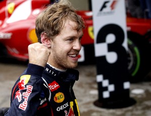 vettel rbr comemora título - Agência AP (Foto: Agência AP)