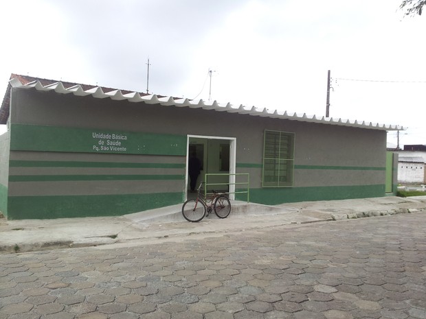 Unidade Básica de Saúde (UBS) onde médica cubana trabalhava em São Vicente (Foto: Rodrigo Martins/ G1)