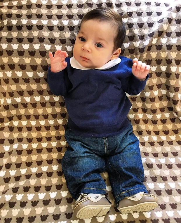 Noah, filho de Jéssica Costa e Sandro Pedroso (Foto: Reprodução/Instagram)