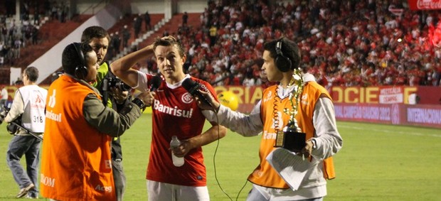 Dagoberto, atacante do Inter (Foto: Diego Guichard / GLOBOESPORTE.COM)