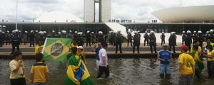 Em Brasília, 45 mil pessoas foram 
à Esplanada dos Ministérios (Raquel Morais/G1)