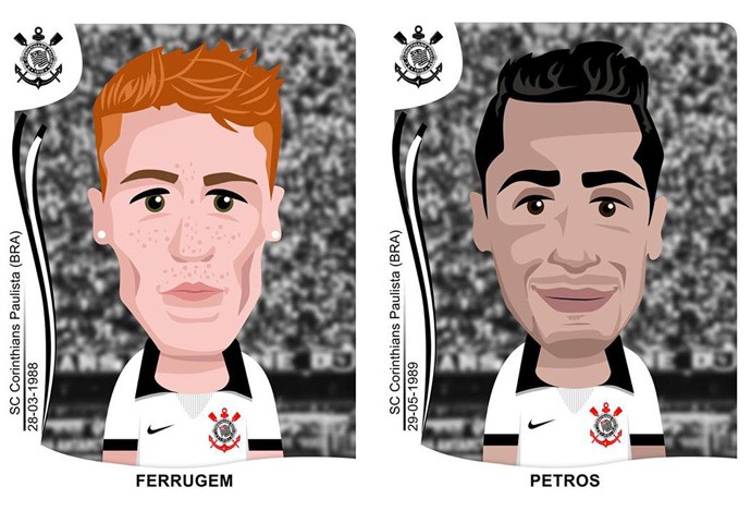 No embalo da Copa, Timão lança figurinhas virtuais de seus jogadores