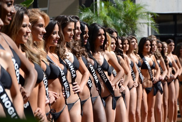 Candidatas a Miss São Paulo (Foto: Eduardo Martins / AgNews)