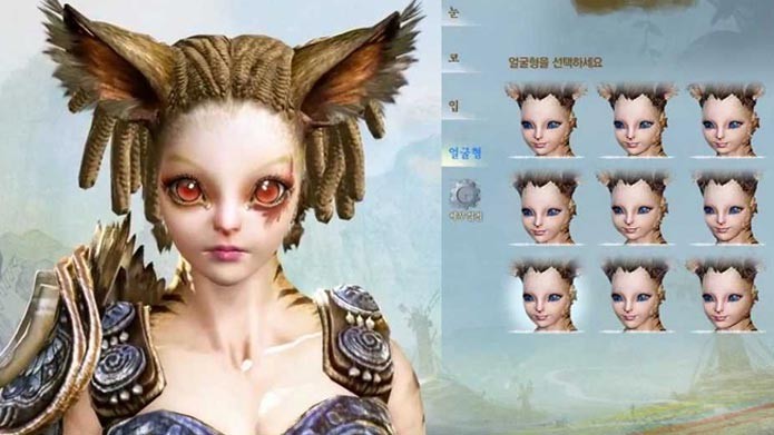 O primeiro destaque de ArcheAge é seu caprichado criador de personagens (Foto: Divulgação)
