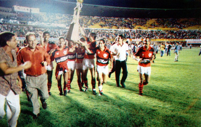 Flamengo campeão da copa do Brasil de 1990 (Foto: Arquivo O Globo)