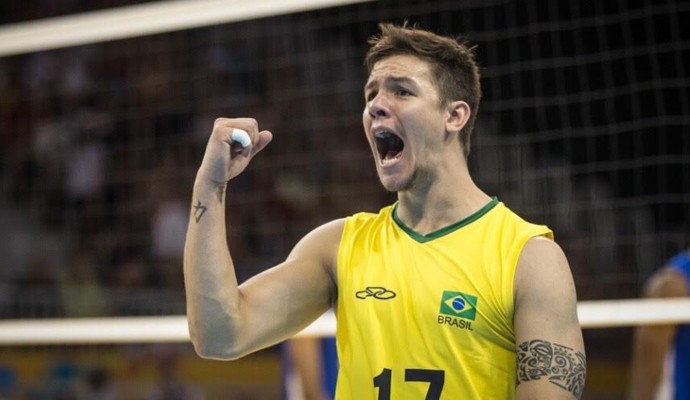 Murilo Radke estava no voleibol da Polônia e retorna ao Brasil para defender o Montes Claros (Foto: Divulgação / CBV)