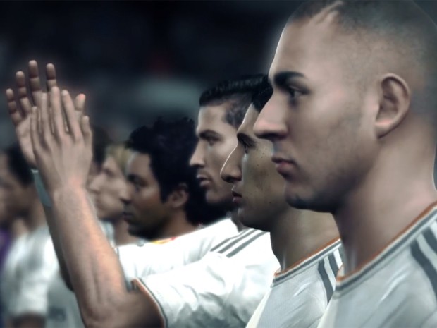 Jogadores do Real Madrid em novo trailer de 'Fifa 14' para PS4 e Xbox One (Foto: Reprodução/EA Sports)