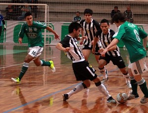 Santos e Palmeiras, futsal sub-20, Campeonato Paulista (Foto: Fabio Menotti / Site Oficial do Palmeiras)