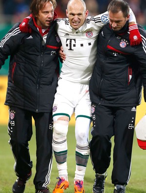 Robben machucado jogo Bayern de Munique contra  Augsburg