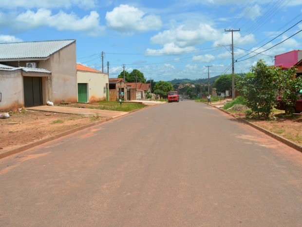 Rua Vinicíus de Morais, em Cacoal, foi recuperada (Foto: Magda Oliveira/G1)