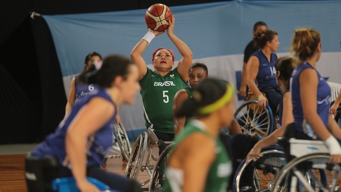 Brasil Argentina amistosos basquete em cadeira de rodas (Foto: Marcos Queiroz/Divulgação)