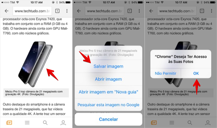 Como Baixar E Salvar Fotos No Chrome Pelo Celular Dicas E Tutoriais Techtudo