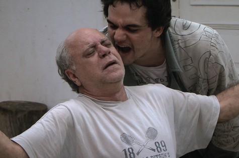 Tonico Pereira e Wagner Moura gravam série do GNT (Foto: Divulgação)