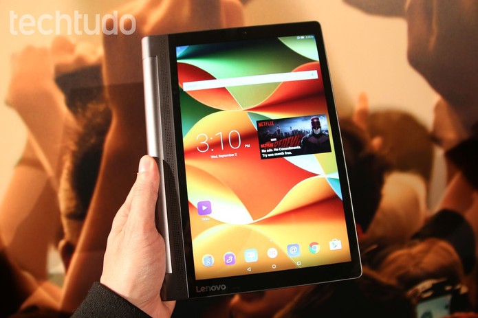 Yoga Tab 3 Pro (Foto: Fabrício Vitorino/TechTudo) Yoga Tab 3 Pro (Foto: Fabrício Vitorino/TechTudo)