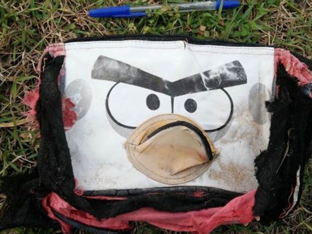 Foram descobertos cerca de 20 itens, incluindo bolsa 'Angry Birds'  (Foto: ATSB)