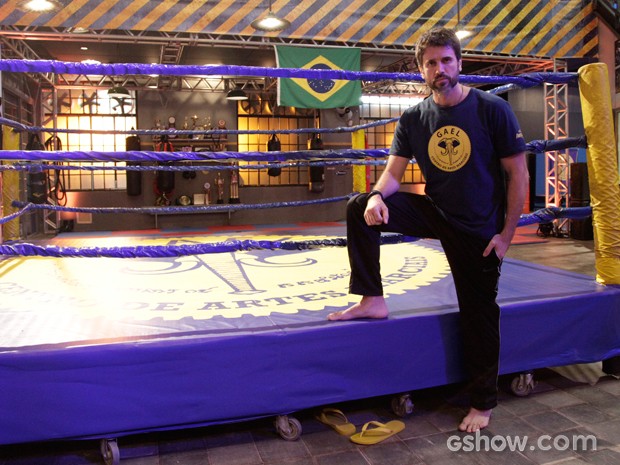 Gael é um ex-lutador de Muay Thai que se tornou um conceituado professor (Foto: Raphael Dias / TV Globo)