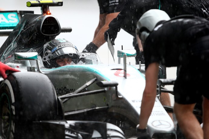 Nico Rosberg no treino classificatório para o GP da Malásia (Foto: Getty Images)