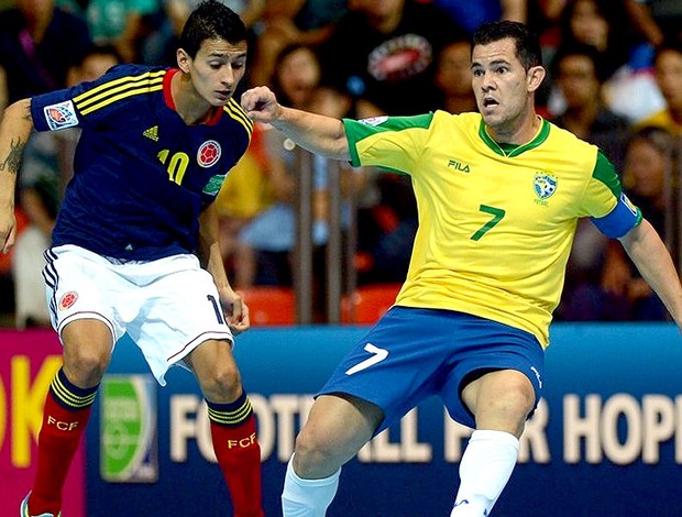 jogo Brasil e Colômbia futsal Mundial (Foto: FIFA.com via Getty Images)