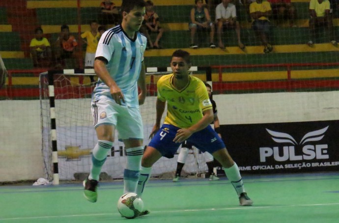 Brasil x Argentina, Sul-americano de futsal sub-20 (Foto: João Áquila / GloboEsporte.com)