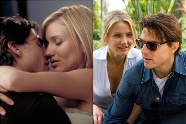 Em 2001, Tom Cruise e Cameron Diaz representaram um casal romântico pela primeira vez, em ‘Vanilla Sky’. Nove anos depois, em 2010, eles repetiram a dose em ‘Encontro Explosivo’  (Foto: Getty Images)