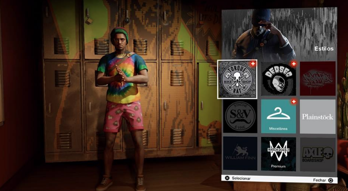 Como comprar roupas e personalizar seu personagem em Watch Dogs 2 (Foto: Reprodução/Felipe Vinha)