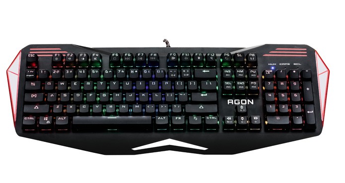 Teclado mecânico da Agon (Foto: Divulgação/AOC)