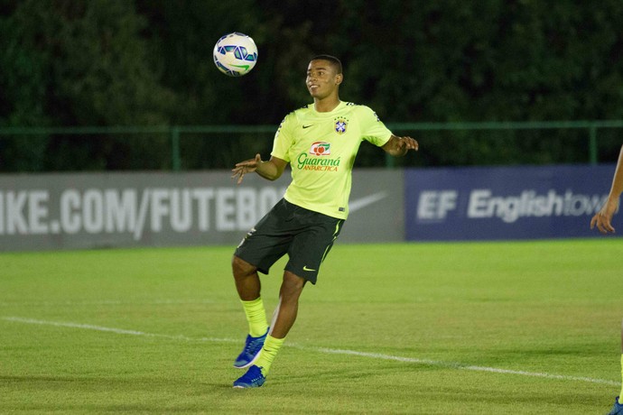 Gabriel Jesus -  Seleção Brasileira sub-23 (Foto: Aldo Carneiro Costa)