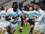 Na estreia de Evra, Gomis brilha e Olympique atropela o Montpellier